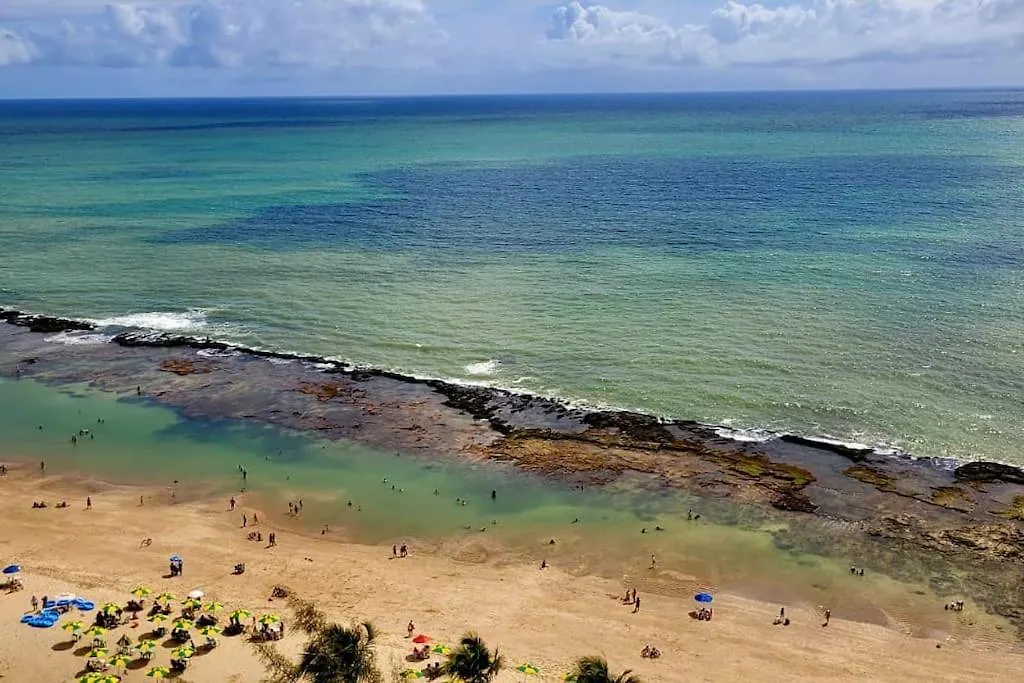Апартаменты Flat Pe-Na-Areia! Um Refugio A Beira-Mar! Vista Deslumbrante! Ресифи 0*,